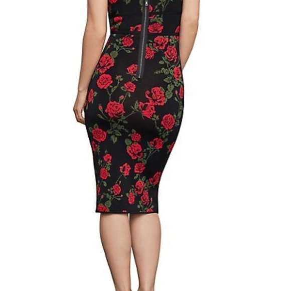 COPY - BCBGMAXAZRIA La Rosa Body-Con Dress - Picture 2 of 9